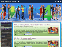 Tablet Screenshot of diesims-game.de